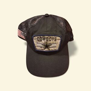 Dallas Cowboys New Era Salute To Service 9TWENTY Trucker Mesh OSFM Hat Cap